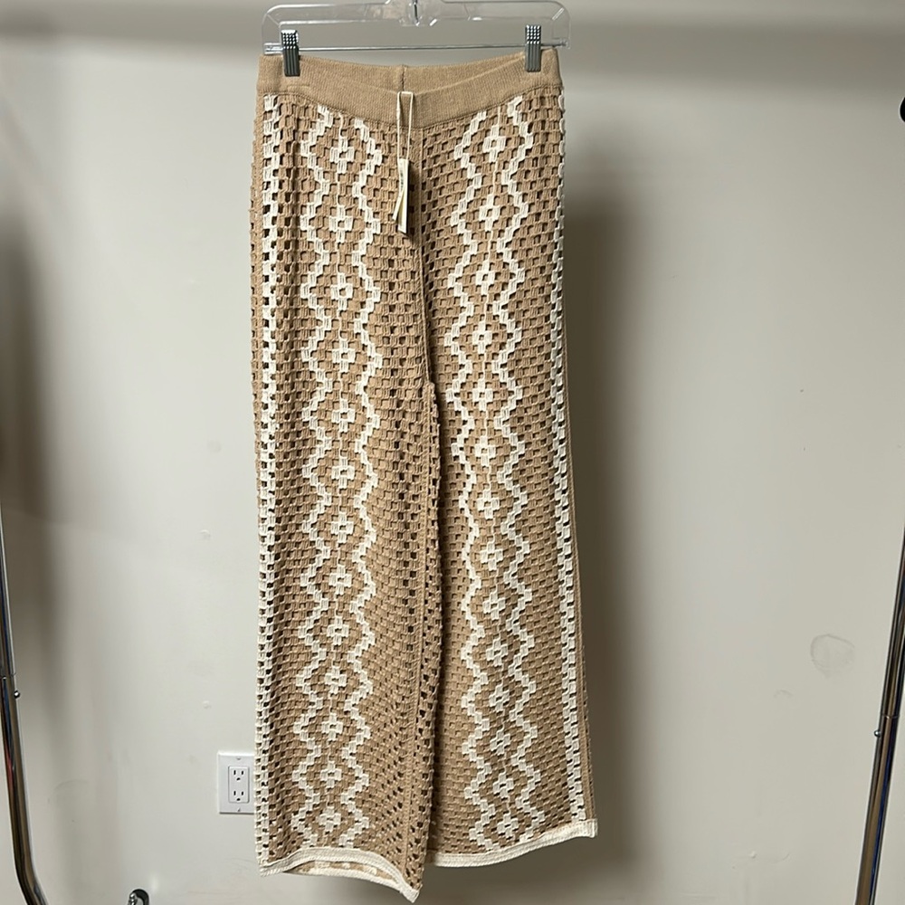 Z supply loma crochet pant natural